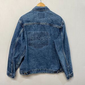 Vintage Three Rivers Men Jean Denim Jacket Large Gore Technologies Baddie M288 2